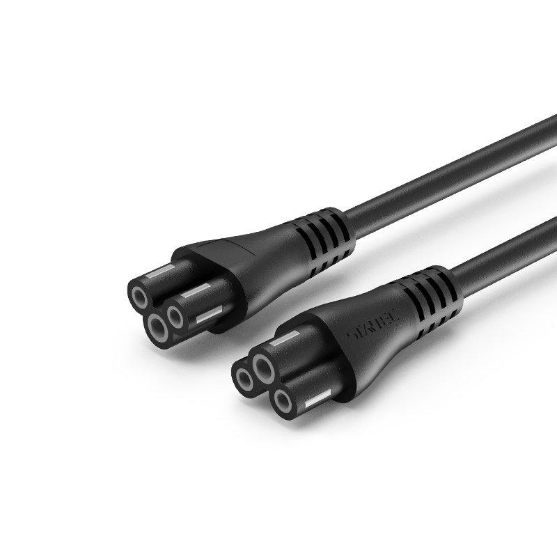 UL Certified US Plug to IEC C5 Connector plum blossom-shaped na Power Cord
